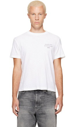 White '1996' Logo T-shirt - Acne Studios