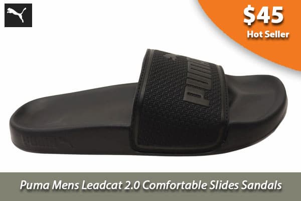 Puma Mens Leadcat 2.0 Comfortable Slides Sandals