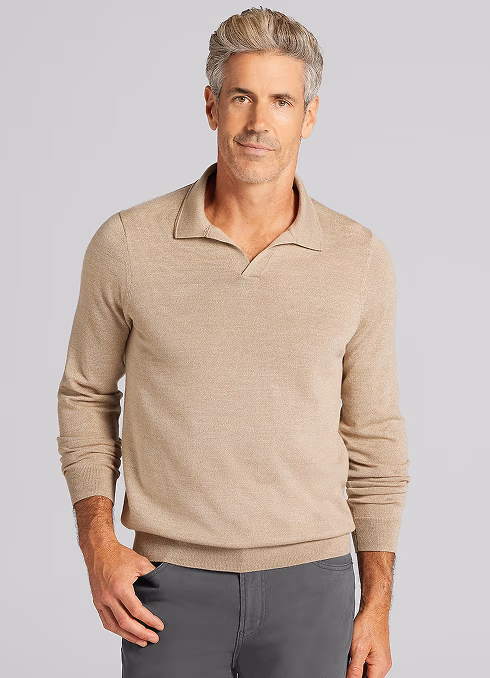 AWEARNESS KENNETH COLE | MERINO WOOL JOHNNY COLLAR SWEATER