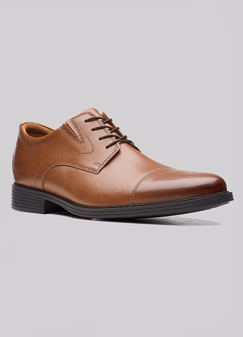 CLARKS | WHIDDON CAP TOE OXFORD