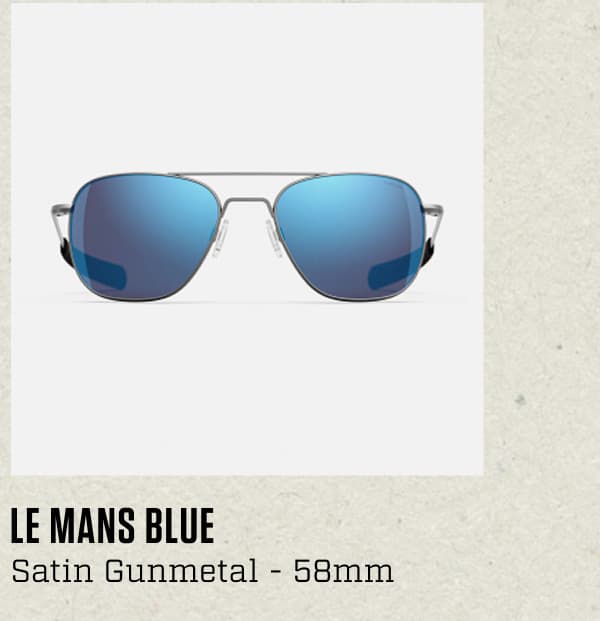 Aviator - Satin Gunmetal & Le Mans Blue