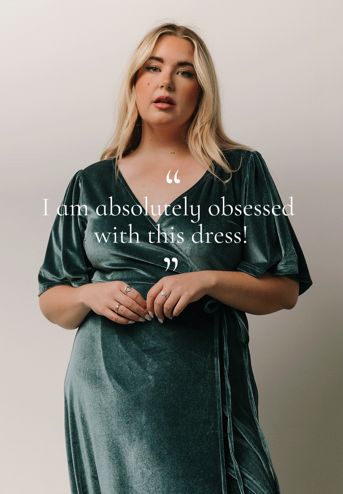 "I am absolutely obsessed with this dress!"