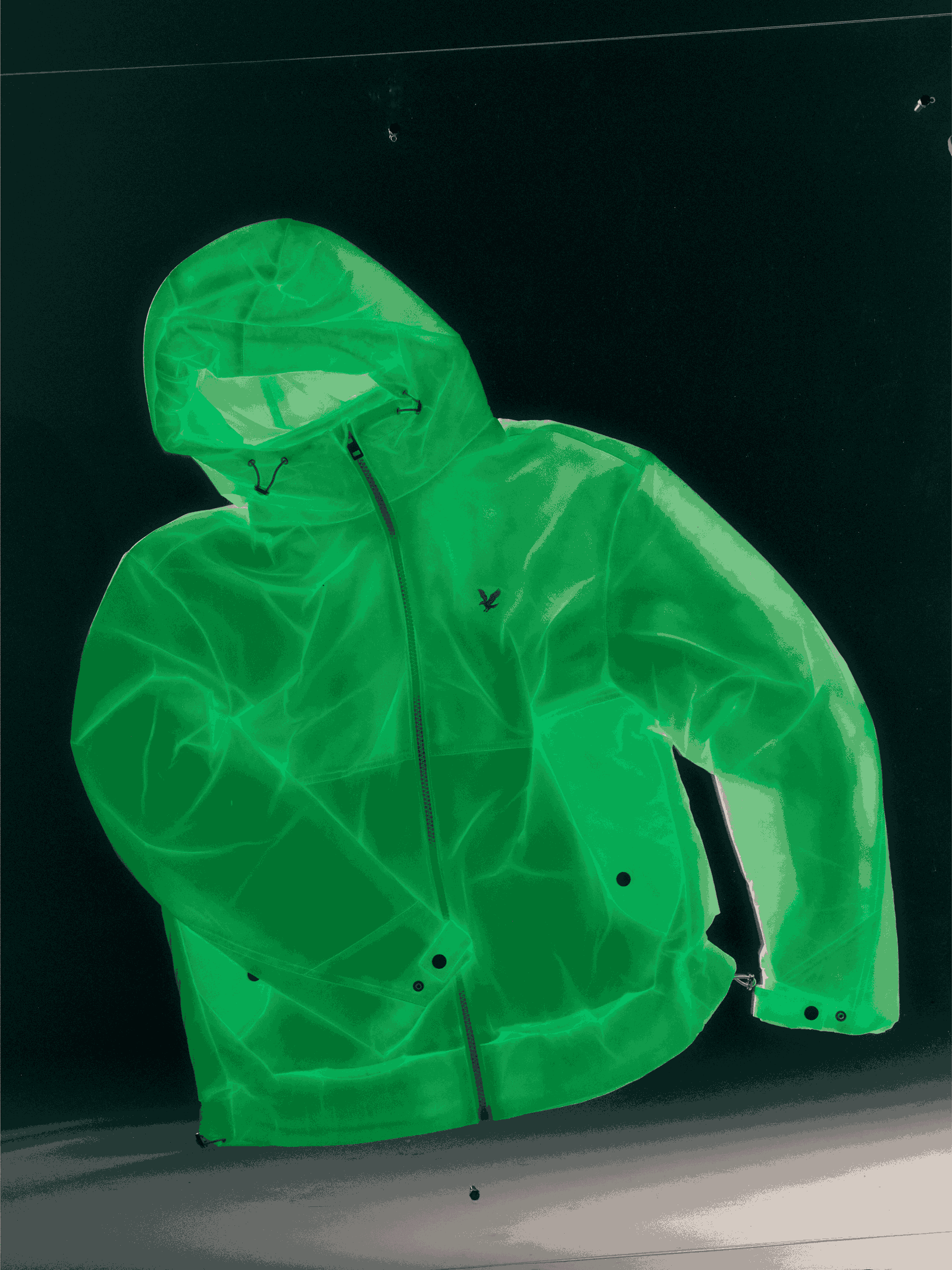 Glow Reactive Wadded Shell Jacket