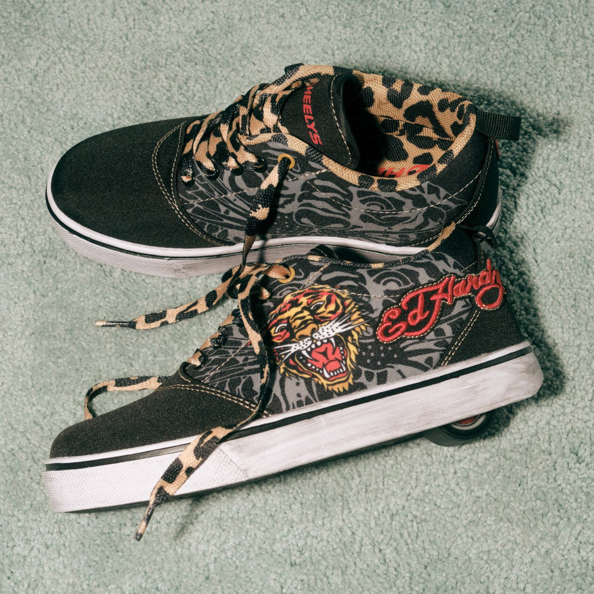 Shop sale Heelys, including their collab with Ed Hardy and Tara Yummy