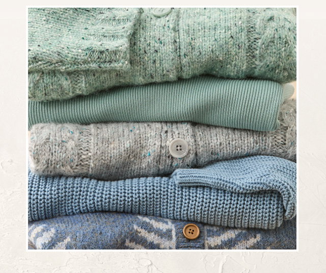 Sweaters and Cardigans stack