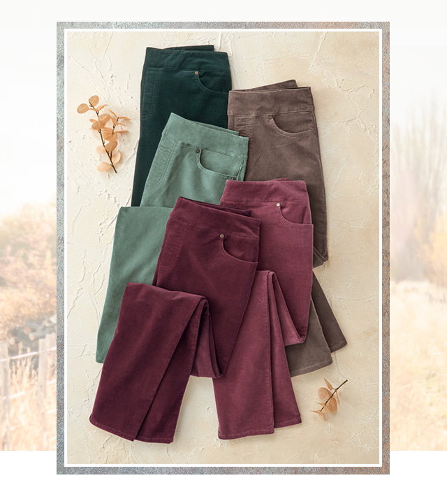 SoftStretch Slim Leg Corduroys