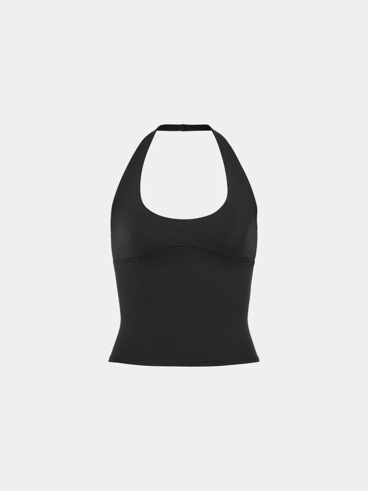ALO Softsculpt Precision Halter Tank