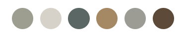 Modern coastal color palette