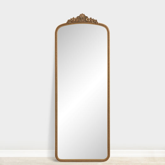 Antique Bronze Vintage Style Leaning Full Length Mirror