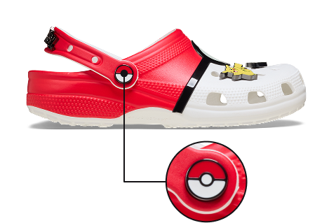 Check Out The Details Of The Pokemon Poke Ball Classic Clog