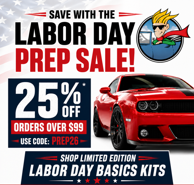 Labor Day Prep Sale - 25% Off Orders Over $99 + Labor Day Kits & More!