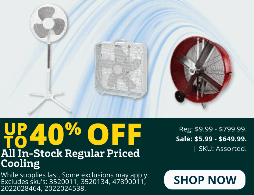 40% off cooling