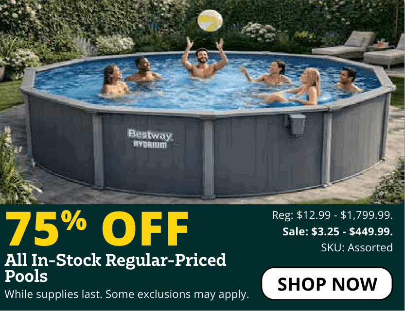 75% off pools