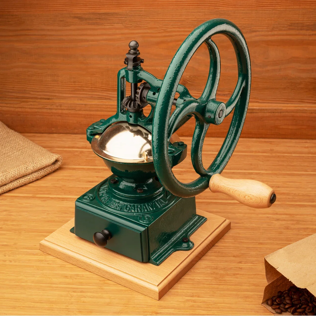 Image of Large Coffee Grinder - Green