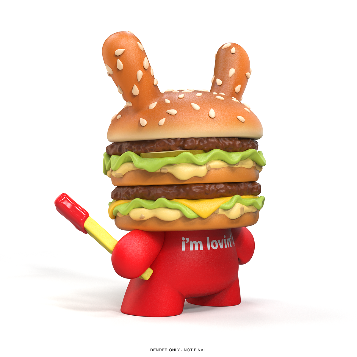 McDonald's Big Mac 8" Vinyl Dunny Art Figure (PRE-ORDER)