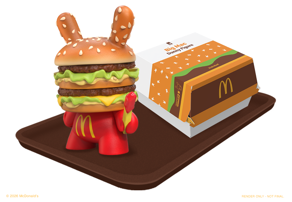 McDonald's Big Mac 8" Vinyl Dunny Art Figure (PRE-ORDER)