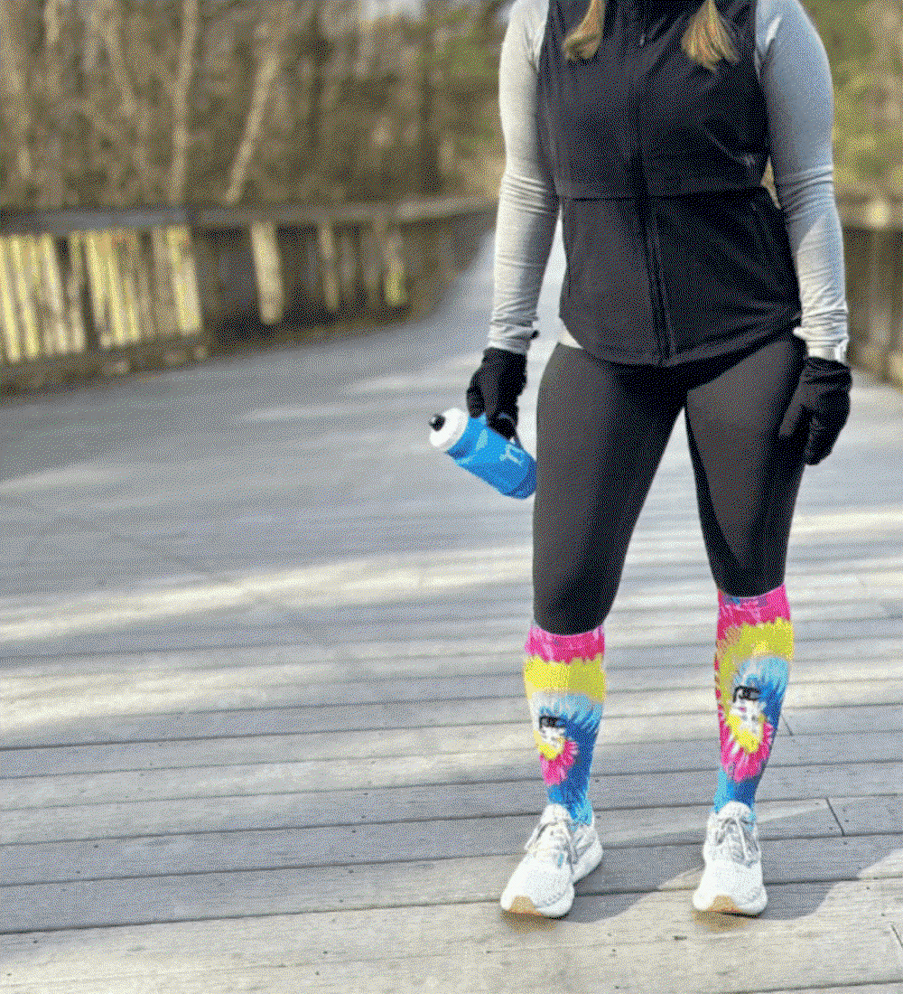 Cooler mornings mean more miles on the trail. Pro Compression socks give you a snug, knee-to-toe fit for comfort on every run. Buy 3, Get 3 with code B3G3. Time to restock your drawer.