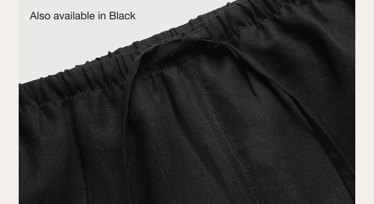 The Drawstring Bermuda, Linen