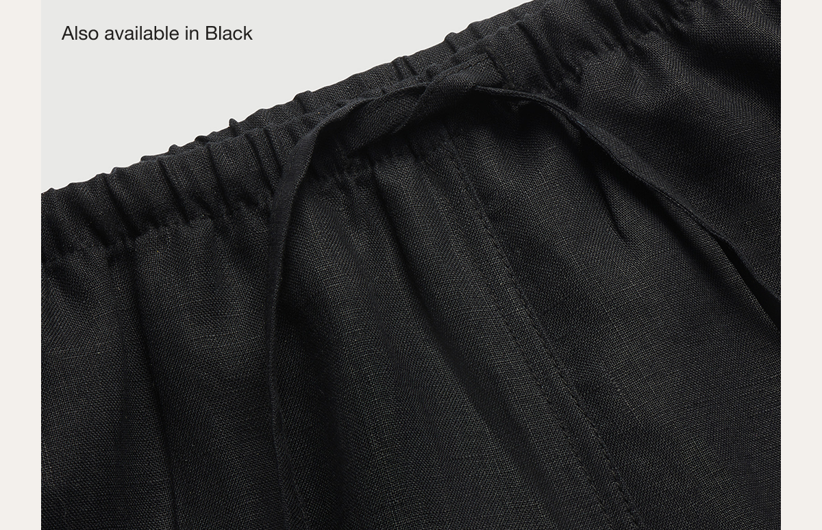 The Drawstring Bermuda, Linen