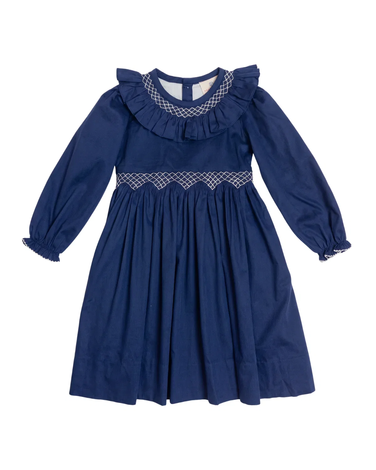 Image of Smocked Navy Josephine Dress