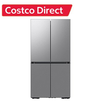 Samsung 23 cu. ft. Bespoke 4-Door Flex Counter Depth Refrigerator with Beverage Center