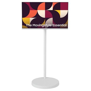 Samsung The Movingstyle Essential - 32-inch 4K UHD Smart Monitor with Adjustable Rolling Stand