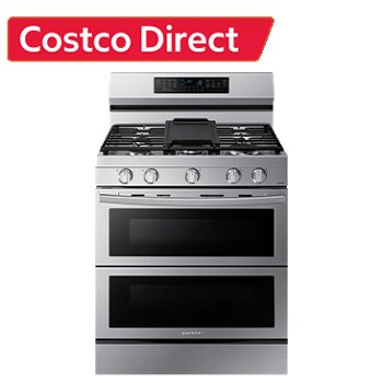 Samsung 6.0 cu. ft. Smart Freestanding Gas Range with Flex Duo and Air Fry