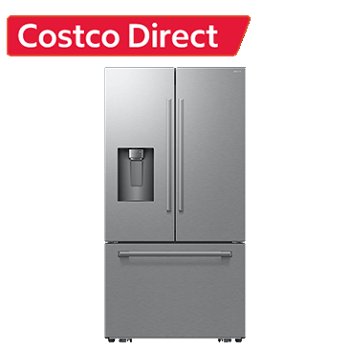 Samsung 29 cu. ft. Bespoke AI 3-Door French Door Refrigerator with Zero Clearance Fit and Dual Auto Ice Maker
