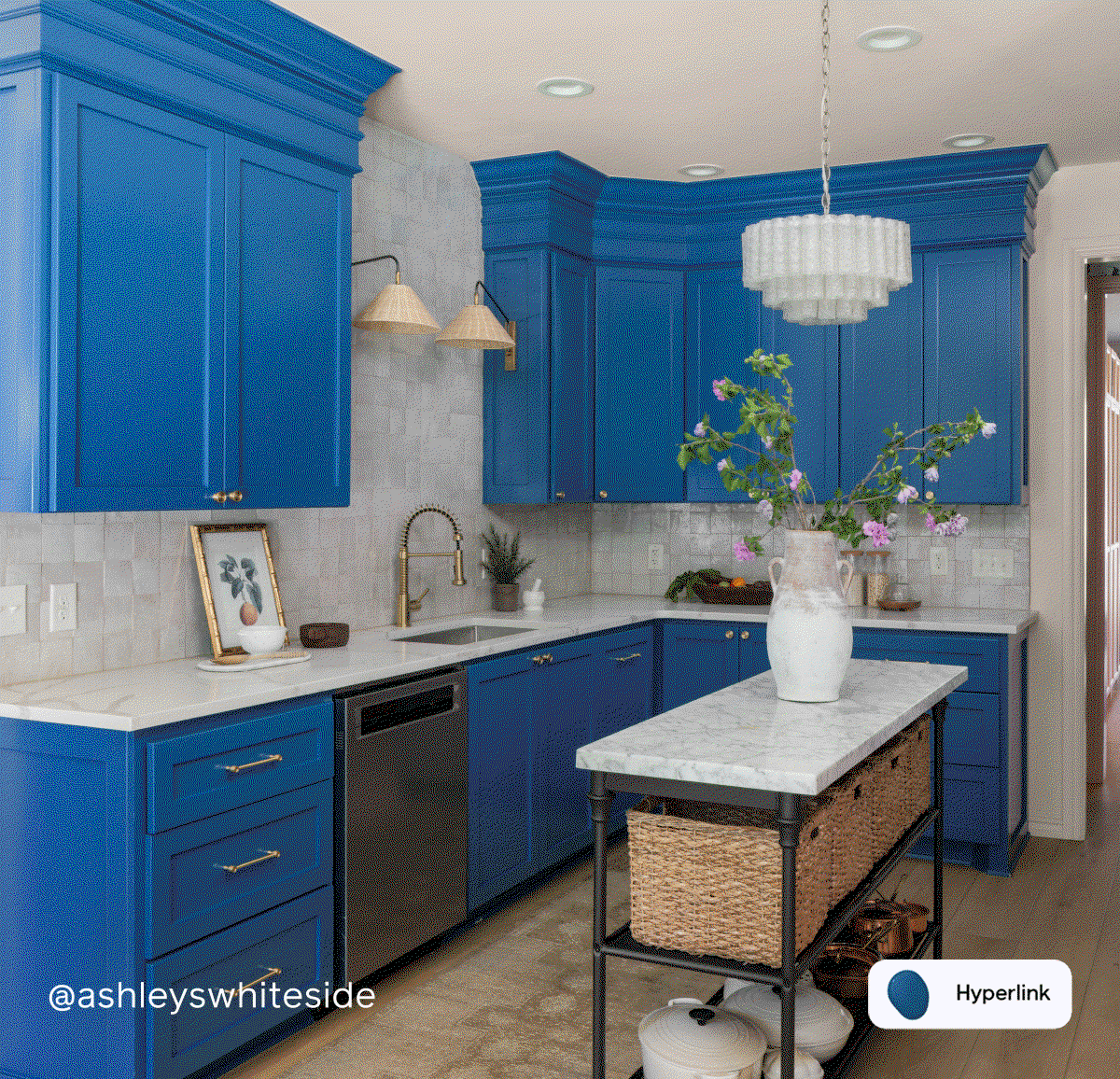 Kitchen before and after featuring Hyperlink cabinets