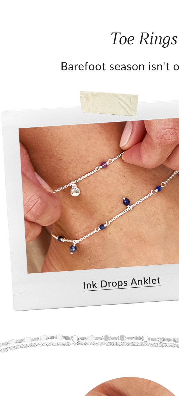 Ink Drops Anklet