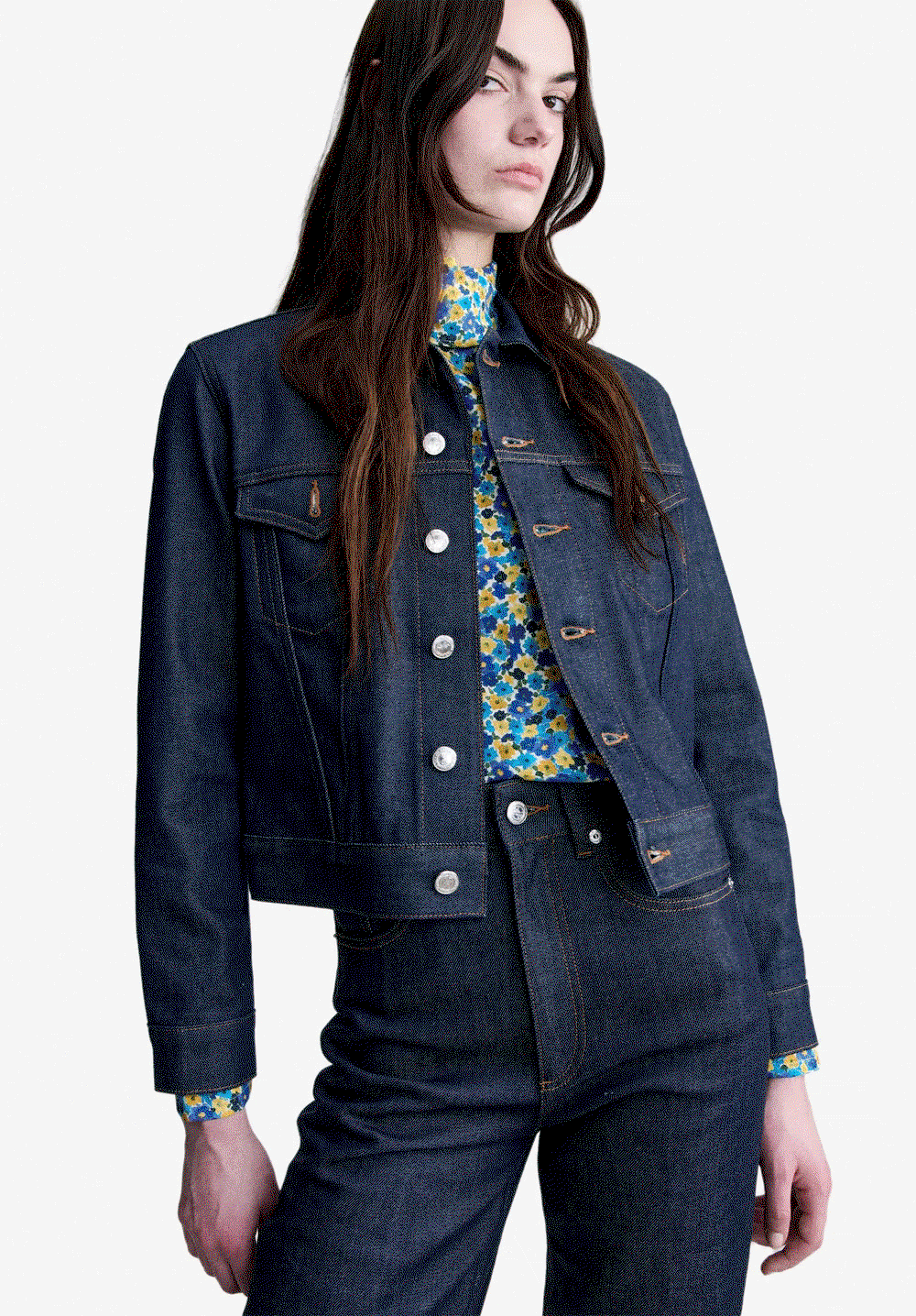A.P.C. models in Fall outfits