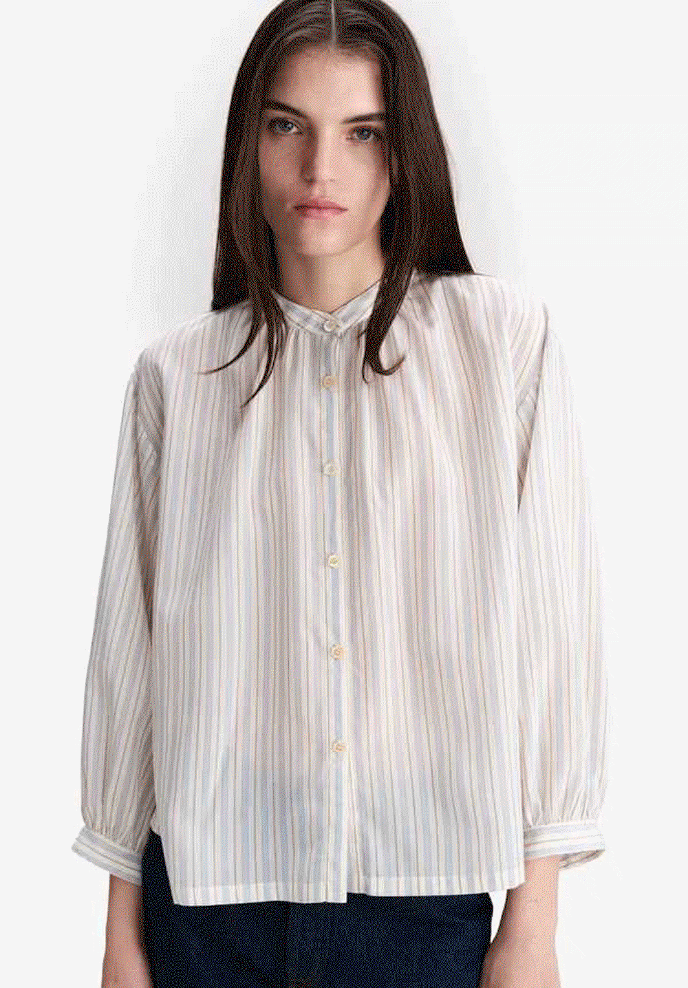 A.P.C. models in Fall outfits