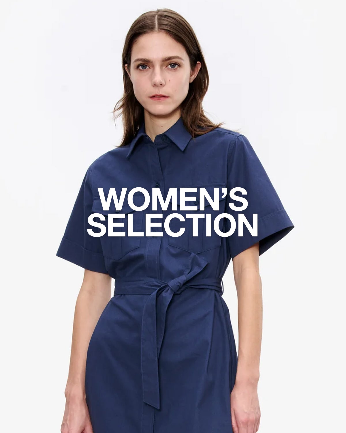 A.P.C. woman model in Sale outfit