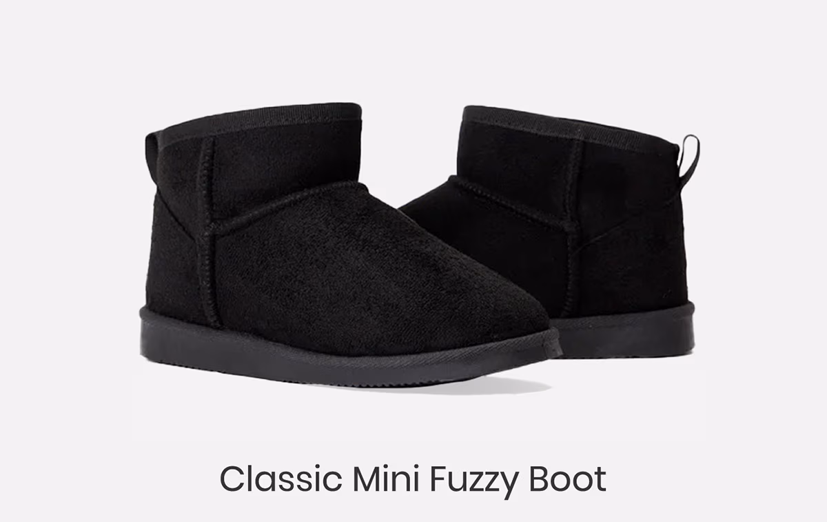 Classic Mini Fuzzy Boot