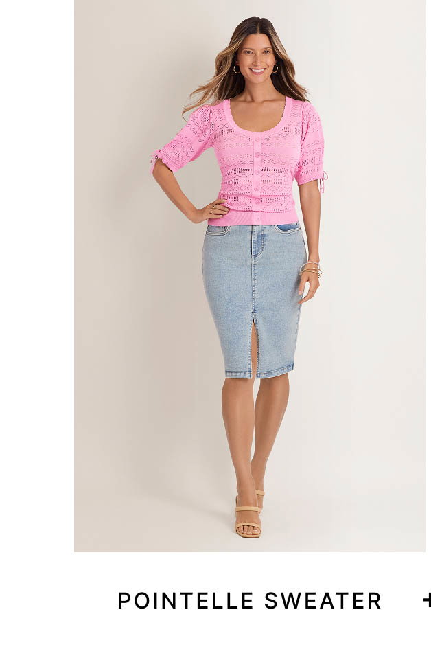 Pointelle Sweater