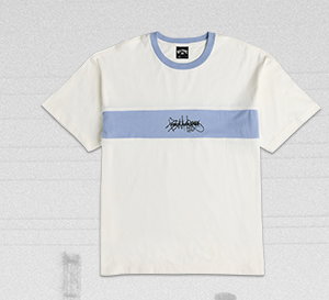 Bad Dog Shrapnel Ringer Short Sleeve Jersey T-Shirt
