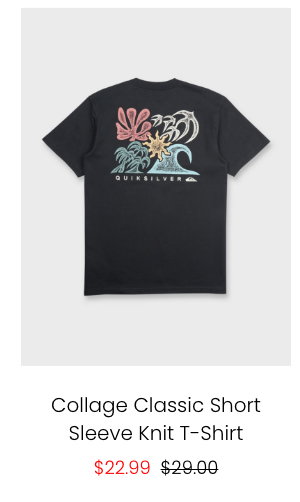 Collage Classic Short Sleeve Knit T-Shirt