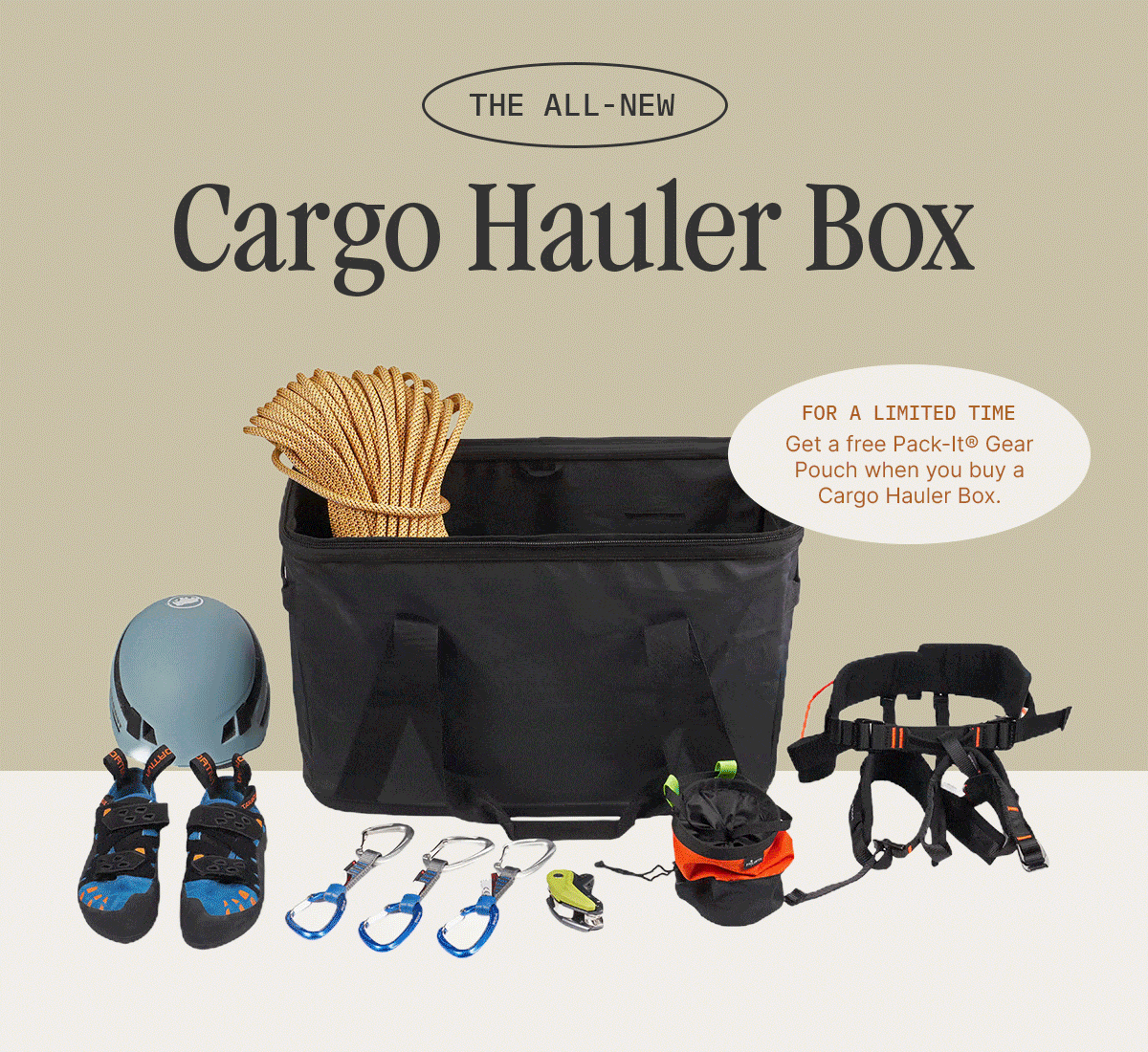 New Cargo Hauler Box. For a limited time only, get a free Pack-It® Gear Pouch when you buy a Cargo Hauler Box. Shop Now.