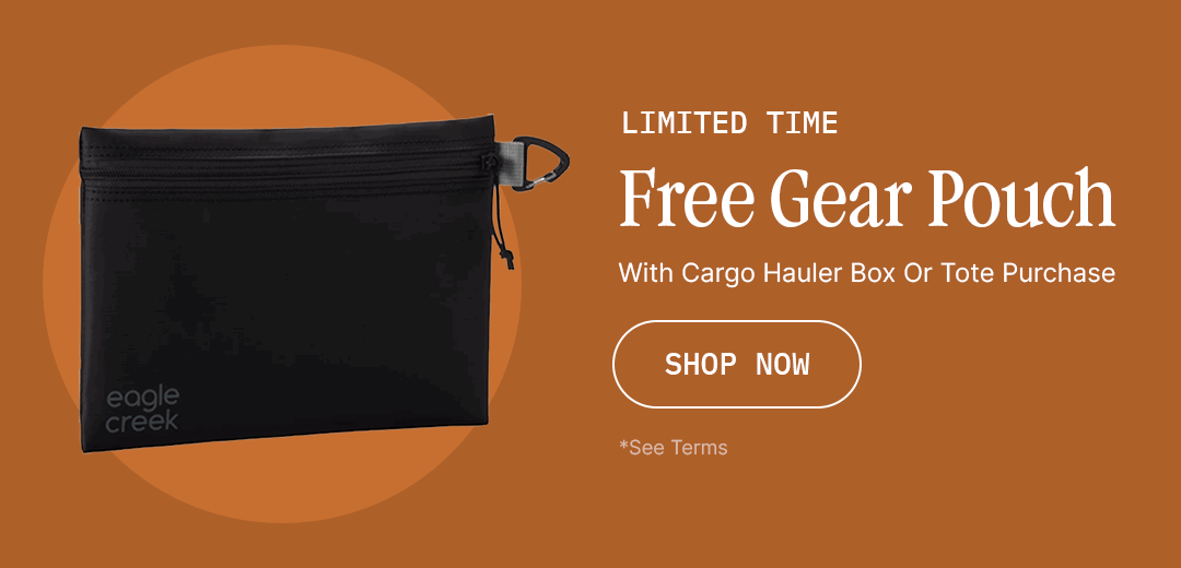 Limited Time. Free Gear Pouch With Cargo Hauler Box Or Tote Purchase. See Terms. Shop Now. 