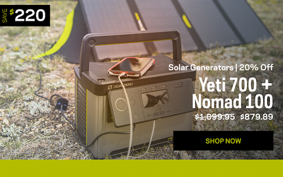 20% Off Solar Generators