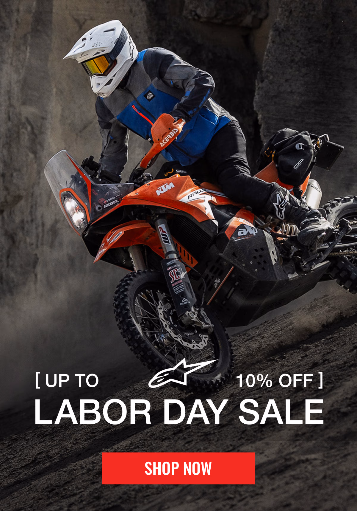 Alpinestars Labor Day Sale | Up to 10% off | SHOP NOW