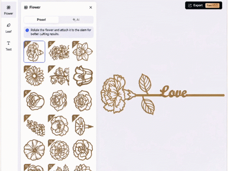 Create Your Own Flower in 3 Simple Steps