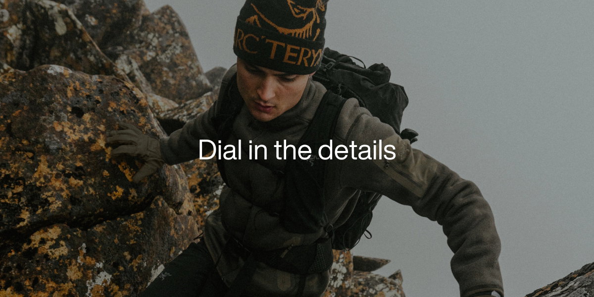 Dial in the details