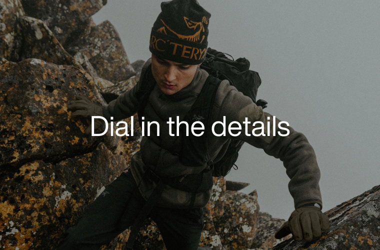Dial in the details