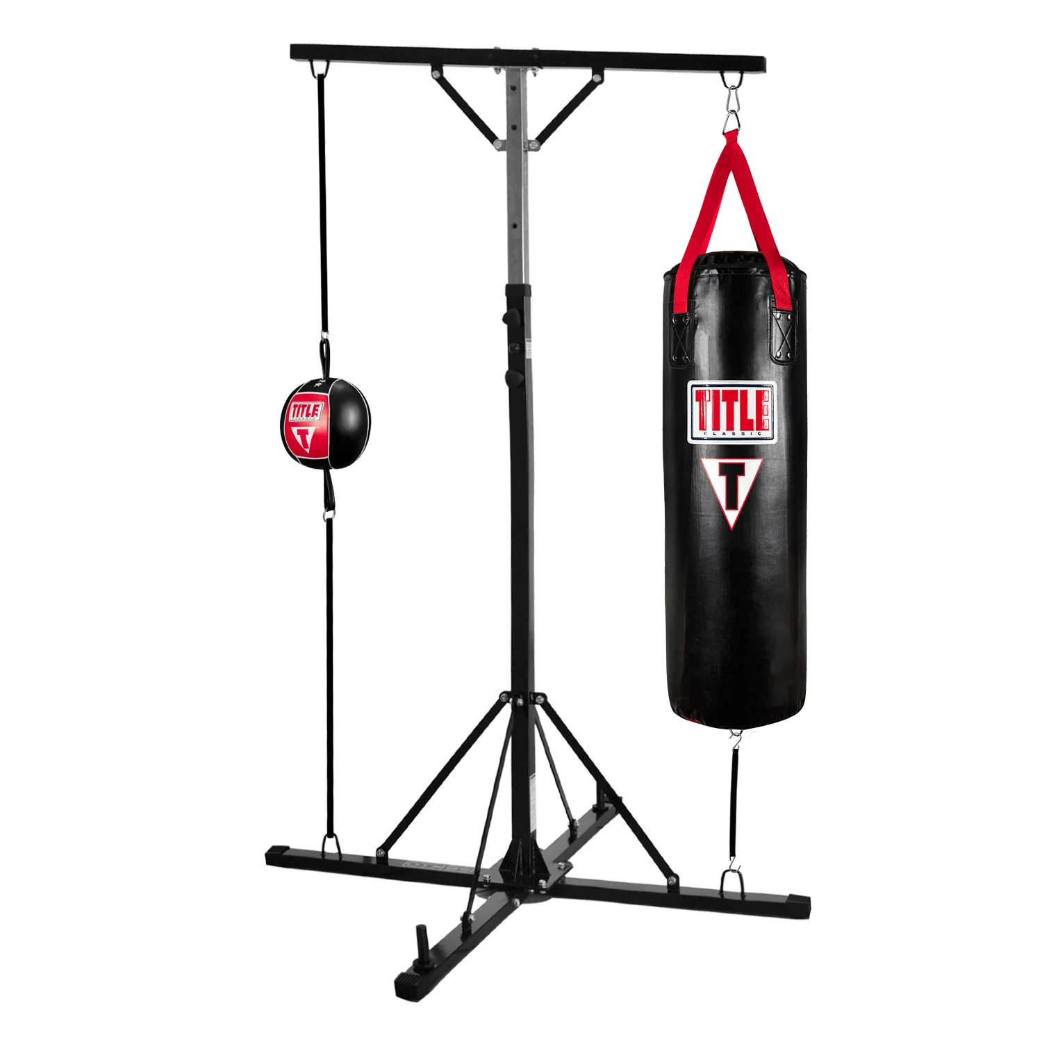 Image of TITLE BOXING DOUBLE TROUBLE HEAVY BAG STAND BUNDLE