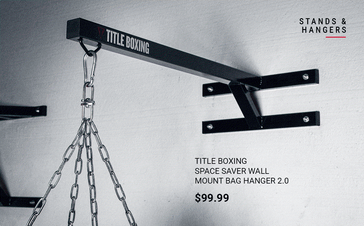 SHOP TITLE BOXING SPACE SAVER WALL MOUNT BAG HANGER 2.0