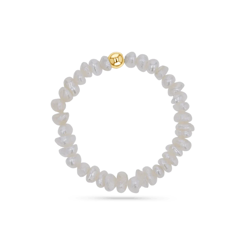 Image of Mini Pearl Stretch Ring