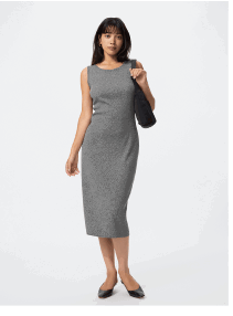 product7women0washable0ribbed0knit0dress