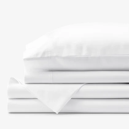 Image of Premium Smooth Supima® Cotton Wrinkle-Free Sateen Bed Sheet Set