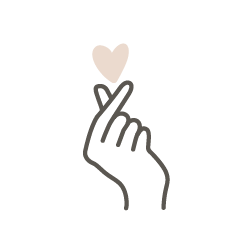 Main avec un coeur